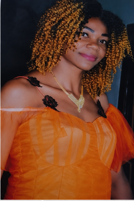 Élégance — robe orange